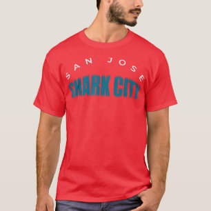 San Jose California Shark Teeth Shark City 408  T-Shirt