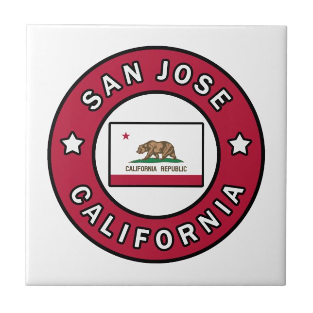 San Jose California Tile (Front)