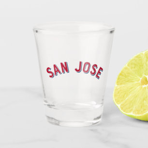 San Jose, California Vintage Arch Shot Glass