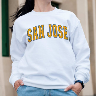 San Jose California Vintage College Style Sweatshirt