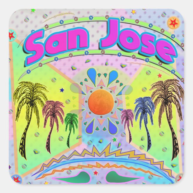 San Jose Calm Desire Sticker (Front)