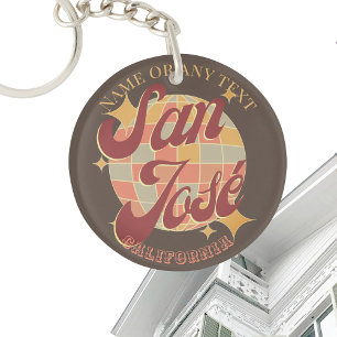 San José City California USA Key Ring