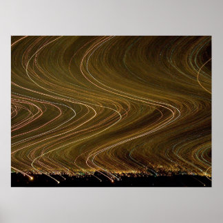 San Jose, Costa Rica at Night Poster