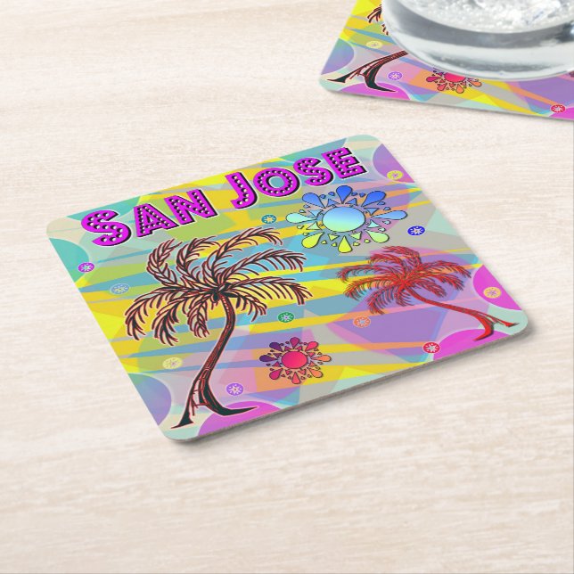 San Jose Happy and Hope Coaster (Angled)