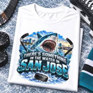 San Jose Hockey Something in the Water Shark Tri-Blend Shirt