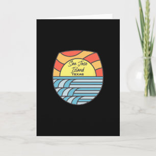 San Jose Island Texas Tx Atlantic Sunrise Vacation Card