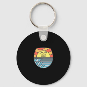 San Jose Island Texas Tx Atlantic Sunrise Vacation Key Ring