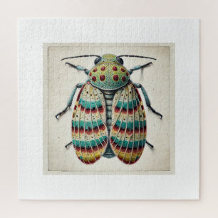 San Jose scale insect 140724IREF111 - Watercolor Jigsaw Puzzle