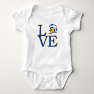 San Jose State Love Baby Bodysuit