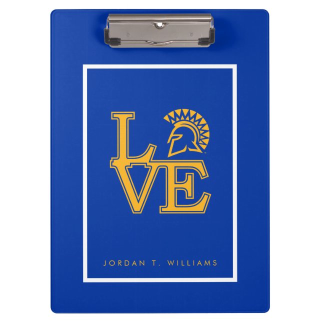 San Jose State Love Clipboard (Front)