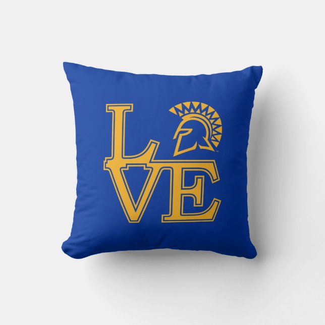 San Jose State Love Cushion (Front)