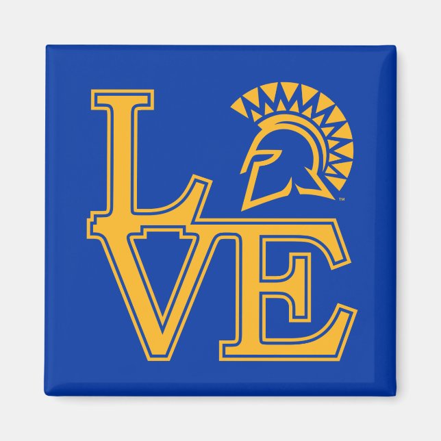 San Jose State Love Magnet (Front)