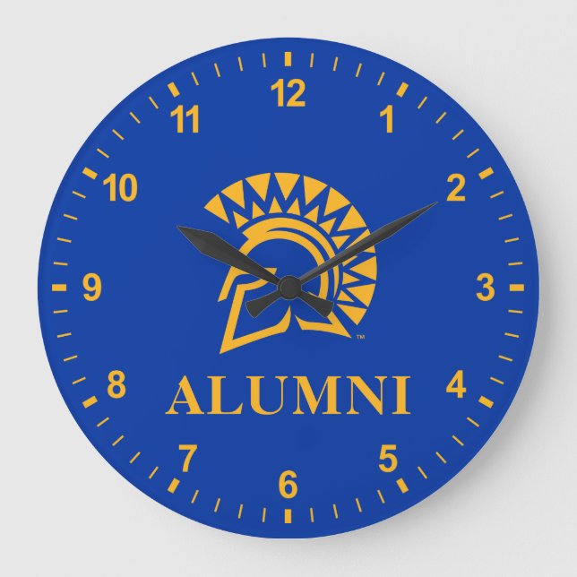 San Jose State Spartans Alumni Large Clock (Front)