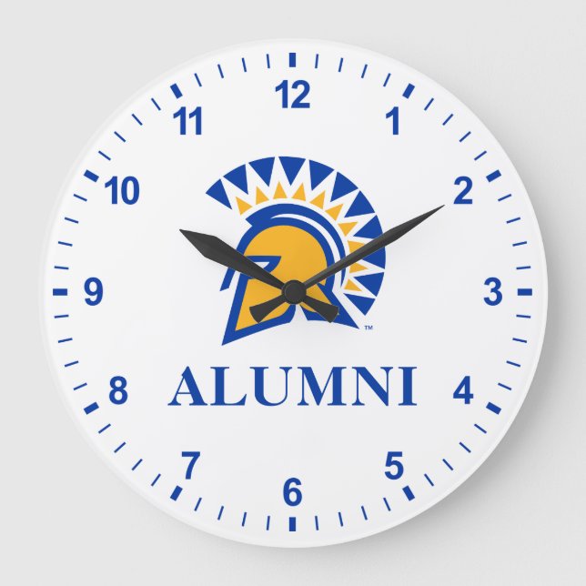 San Jose State Spartans Alumni Large Clock (Front)