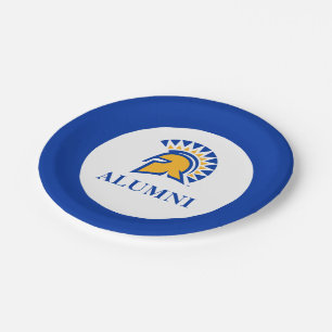 San Jose State Spartans Alumni Paper Plate