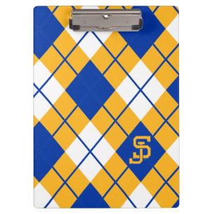 San Jose State Spartans argyle Clipboard
