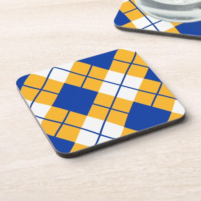 San Jose State Spartans argyle Coaster (Left Side)