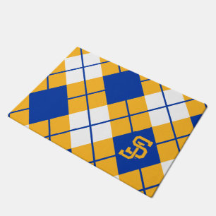 San Jose State Spartans argyle Doormat