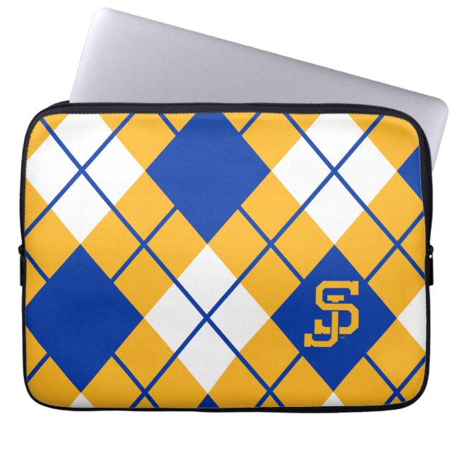 San Jose State Spartans argyle Laptop Sleeve (Front)