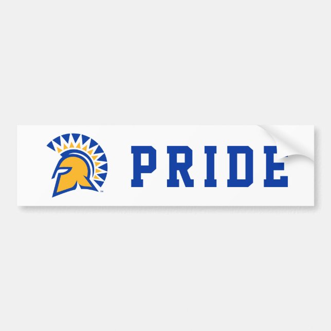 San Jose State Spartans Bumper Sticker (Front)