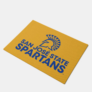 San Jose State Spartans Carbon Fibre Pattern Doormat