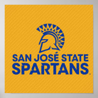 San Jose State Spartans Carbon Fibre Pattern
