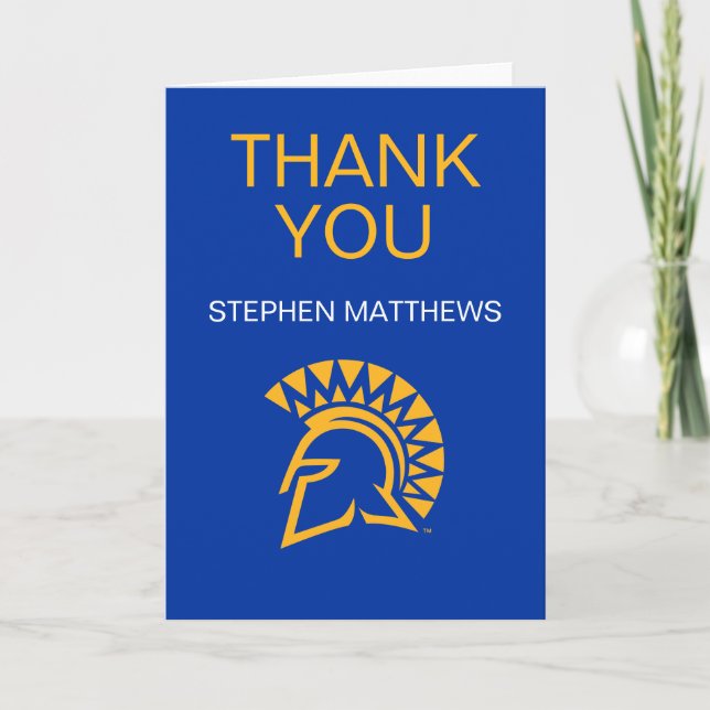 San Jose State Spartans Card (Front)