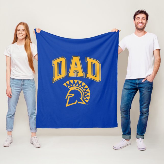 San Jose State Spartans Dad Fleece Blanket (In Situ)