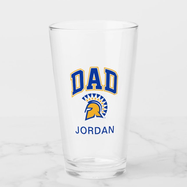 San Jose State Spartans Dad Glass (Front)