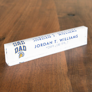 San Jose State Spartans Dad Nameplate