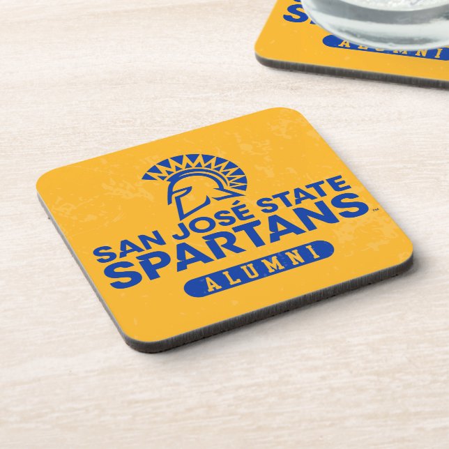 San Jose State Spartans Distressed Coaster (Left Side)