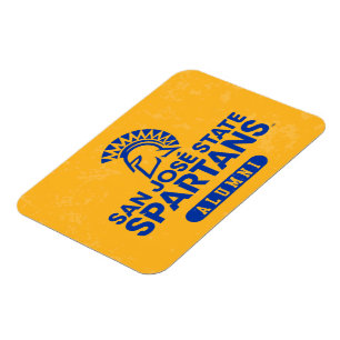 San Jose State Spartans Distressed Magnet