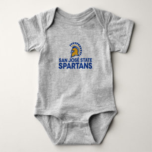 San Jose State Spartans Logo Wordmark Baby Bodysuit