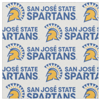 San Jose State Spartans Logo Wordmark Fabric