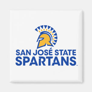 San Jose State Spartans Logo Wordmark Magnet