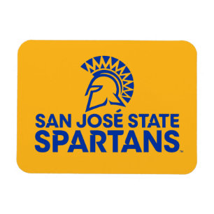 San Jose State Spartans Logo Wordmark Magnet