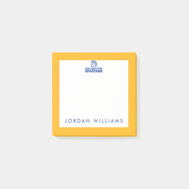 San Jose State Spartans Logo Wordmark Post-it Notes (Front)