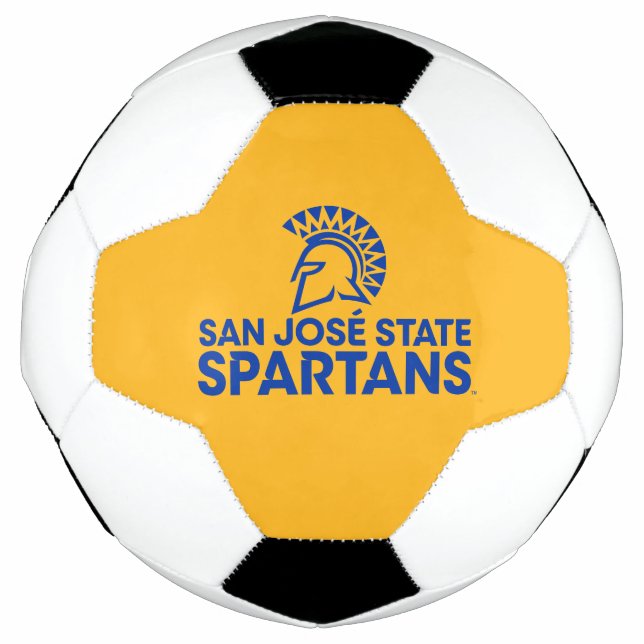 San Jose State Spartans Logo Wordmark Soccer Ball (Front)