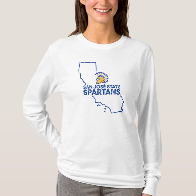 San Jose State Spartans Love T-Shirt (Front)