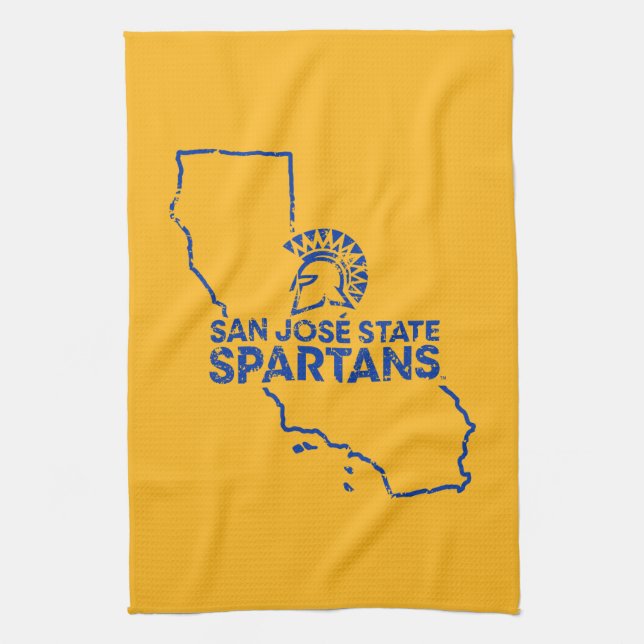 San Jose State Spartans Love Tea Towel (Vertical)