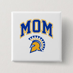 San Jose State Spartans Mum 15 Cm Square Badge