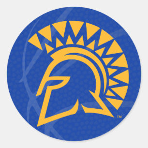 San Jose State Spartans State Basketball Classic Round Sticker