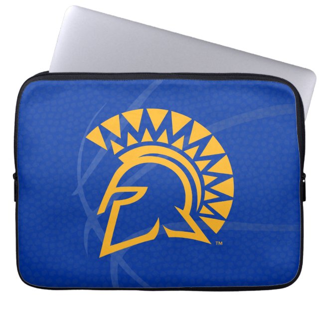 San Jose State Spartans State Basketball Laptop Sleeve (Front)