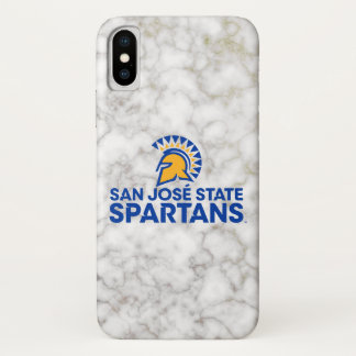 San Jose State Spartans White Marble Case-Mate iPhone Case