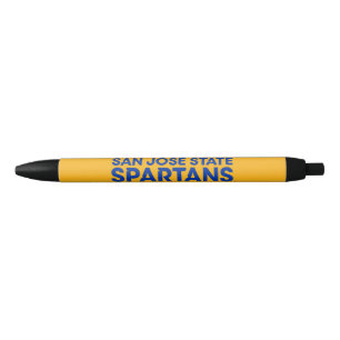 San Jose State Spartans Wordmark Black Ink Pen