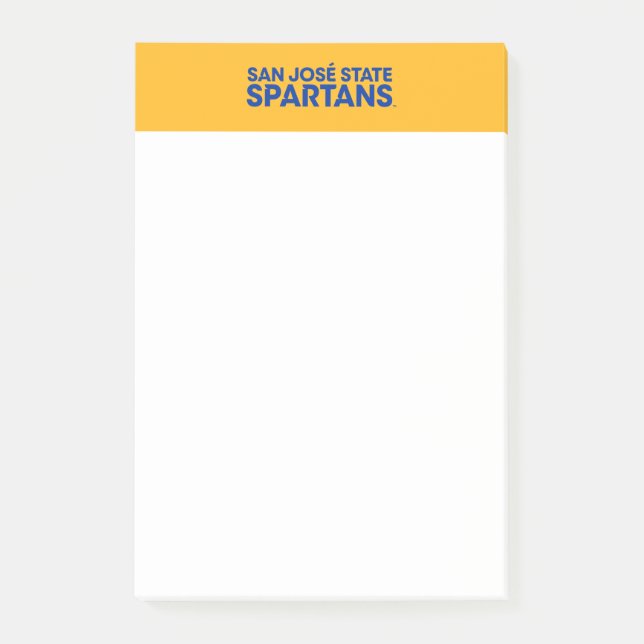 San Jose State Spartans Wordmark Post-it Notes (Front)