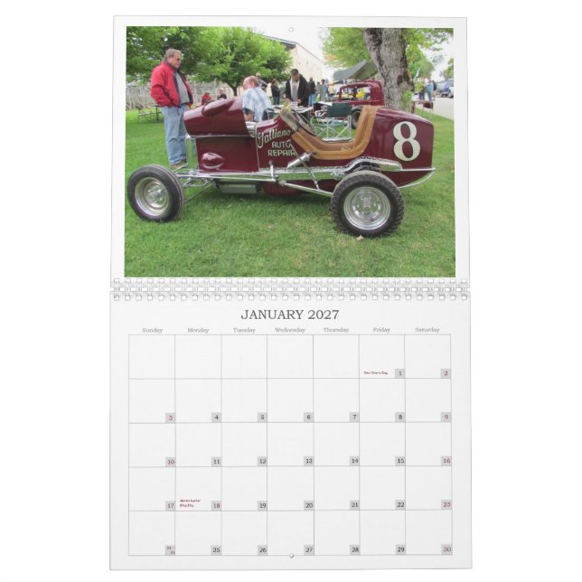 San Jose style SUPERMODIFIEDS! Calendar (Jan 2027)