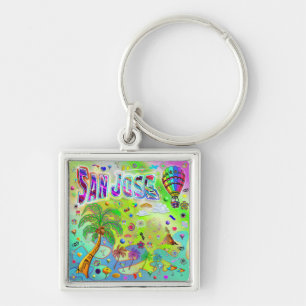 San Jose Timeless Melody Keychain