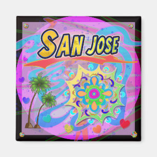San Jose True Progress Magnet