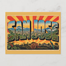 San Jose Valley Mountains Coffee Vintage Travel 